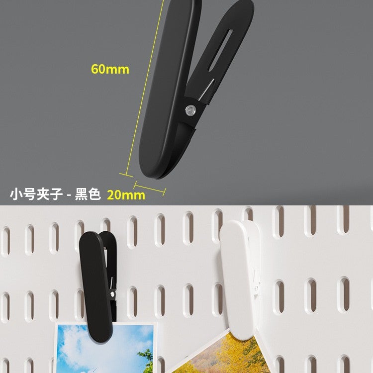 Girly Style Desktop Hole Board Can Stand And Clip Student Dormitory Desk Can Be Freely Diy Storage Decorative Display Stand - Image 1